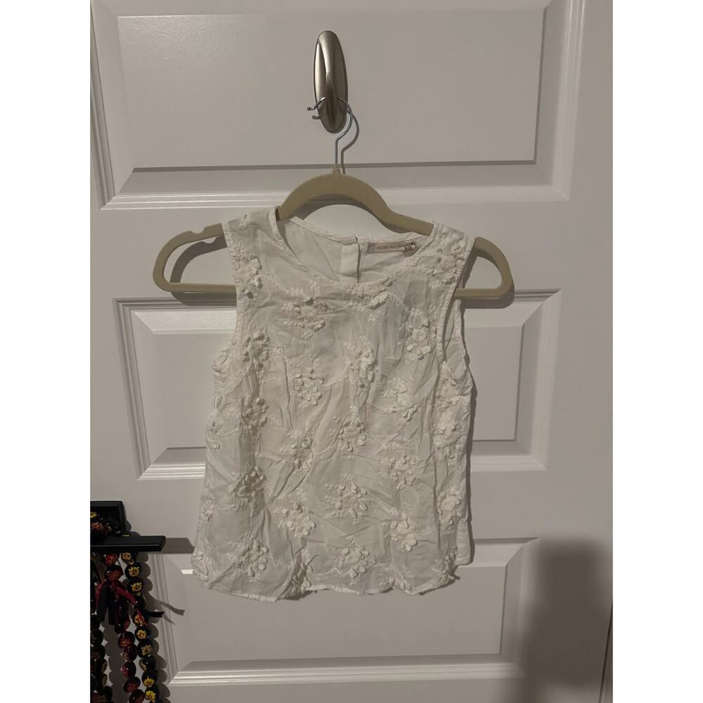 Chelsea & Violet Delicate Floral Tank Top